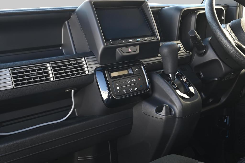 SecondStage Honda N-VAN (JJ1/JJ2) Air Conditioning Panel, Piano Black, H160BLK
