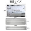 XIANFQNKJ Guitar String Bass String Gauge Ruler Fret Polishing Plate Guitar Plate Template Set of 3 String Height Measuring Tool Fretboard Protection