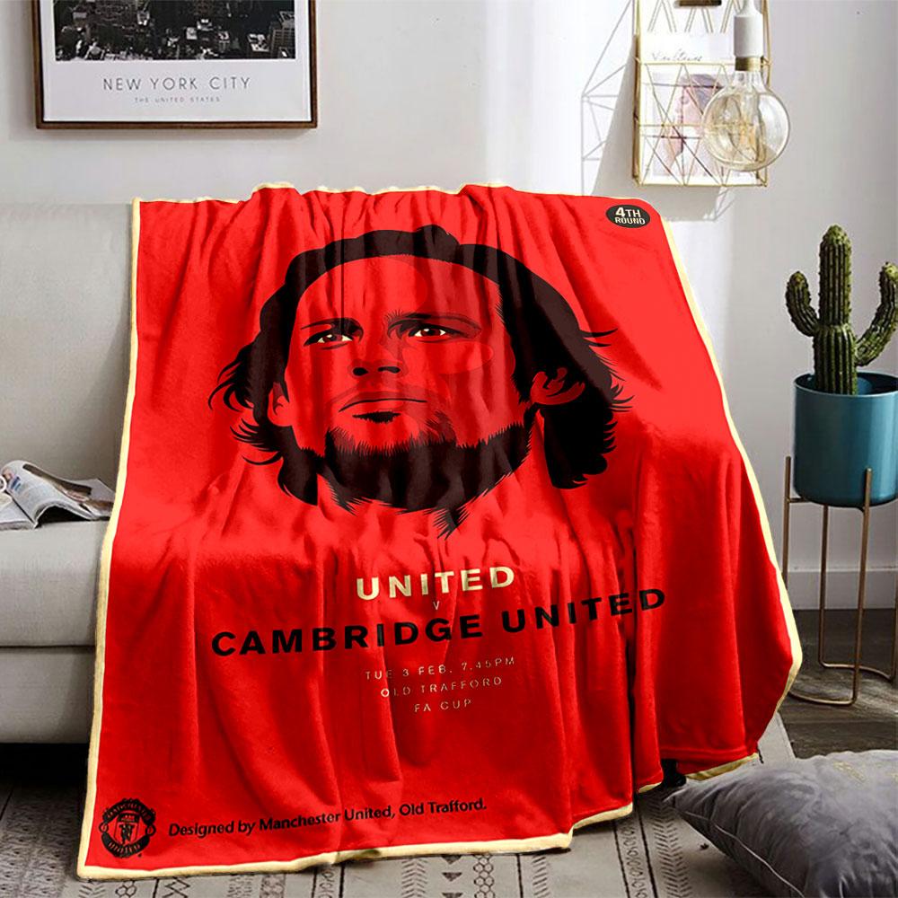 United Match Poster Blanket for All Seasons Blanket Lunch Break Throw Gift