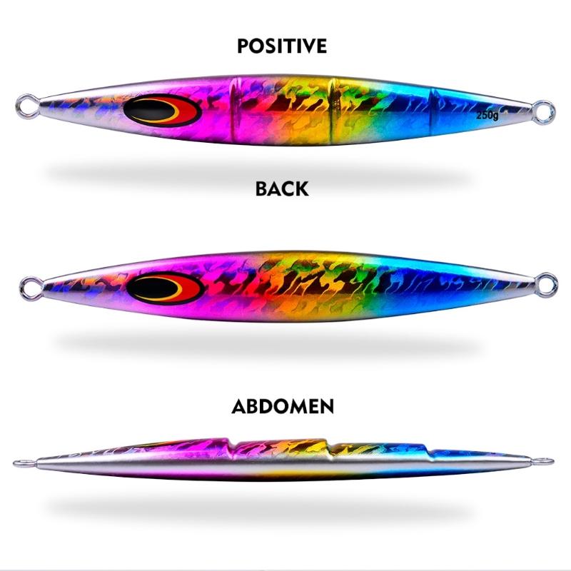 5 sztuk Jigi Przynęty Szybko Tonące Przynęty Jiggingowe Wędkowanie w Wodach Słodkich i Słonych Przynęty Fluorescencyjne Twarde Metalowe Jigi Slow Pitch