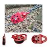 Reliable 10Ton Snatch Pulley Block Snatch Block Strength Recovery OffRoad Pulley Sheave Qulity Steel Construction