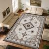 Light Color Retro Carpet Persian Style Living Room Foldable Indoor Floor Mat Washable Non-slip customizable soft Rug Dining Room