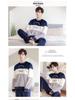 Men's 2024 Coral Fleece Flannel Long Sleeve Loungewear Set for Winter, Spring, and Autumn