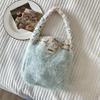 Handbags for Women Korean Knitting Fashi Spring Autumn Fashi Patchwork Girls Handbag
