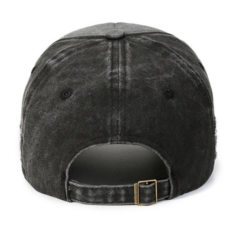 Retro hard peaked hat, big headband, big brim, hip-hop street photography, trendy sun hat, men's and women's embroidered letters, big brim