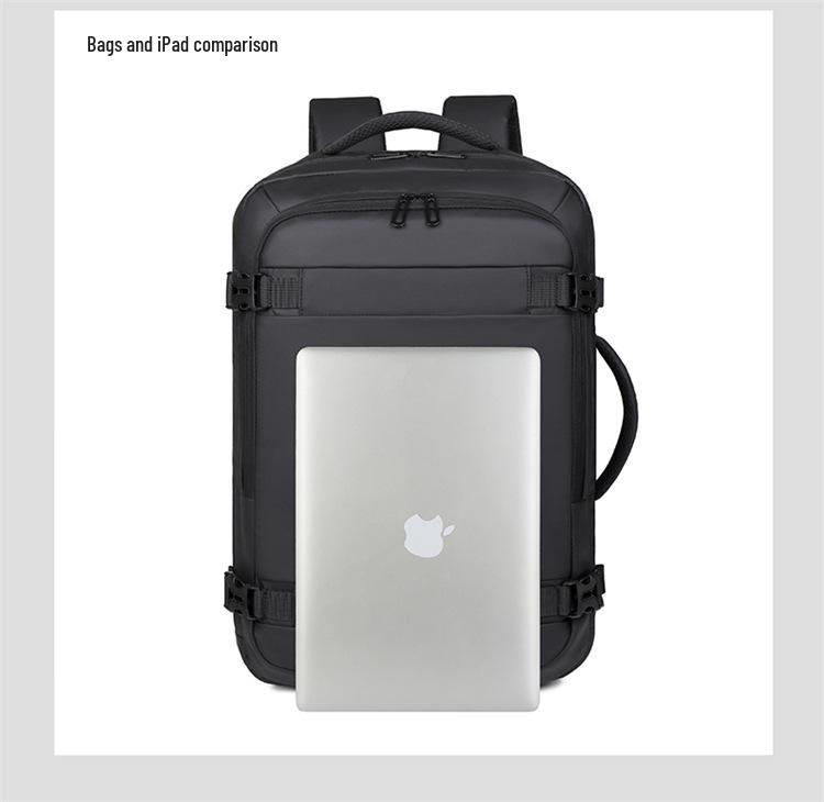 Herren Mode Business Reise Rucksack mit Logo - Multifunktionale Computertasche mit großem Fassungsvermögen