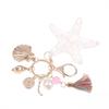Women Pearl Starfish Accessories Key Ring Starfish Keychain Keychain Bag Pendant Decor Gifts