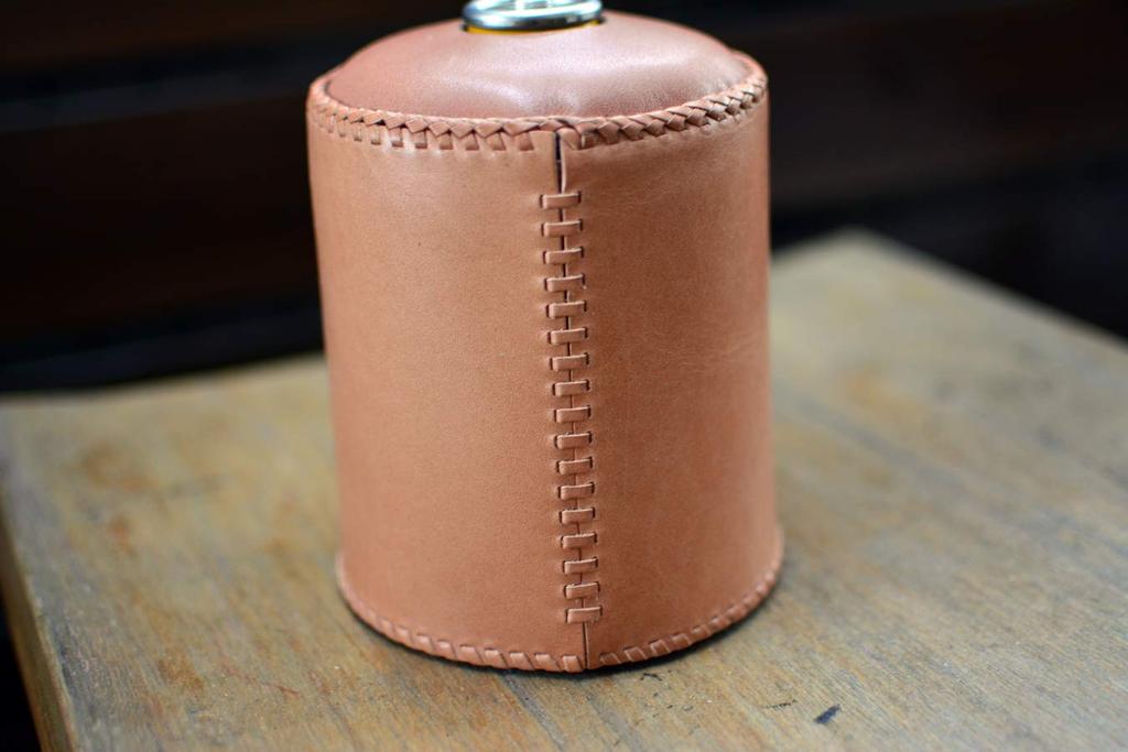 Roost Outdoors [Made from genuine leather] [Intricate double stitching] OD Can Gas Can Cover (Double Stitch Type) Gas Can OD Can Cover Leather Genuine