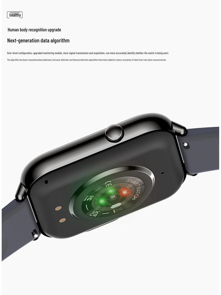 Q19MAX Fashion Smartwatch: Heart Rate & Blood Oxygen Monitoring, Bluetooth Calls, IP68 Waterproof