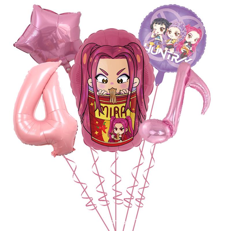 Foil Balloons for Birthday Party Decorations Scene Setup