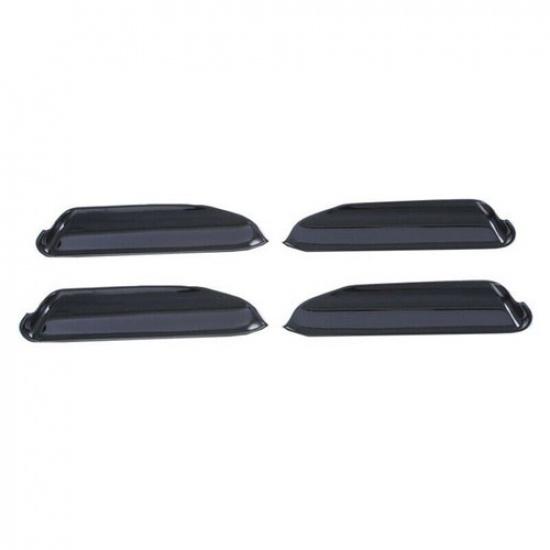 Glossy Black Exterior Door Handle Bowl Cover Trim For Volkswagen ID.4 2021 2022
