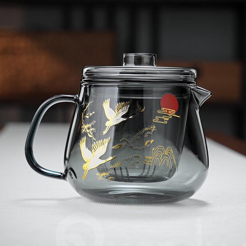 Quandu Heat-Resistant Glass Teapot with Infuser