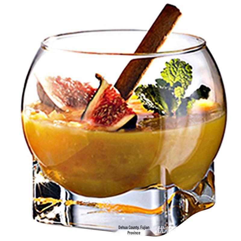 Clara Creative Glass Dessert Cup - Lead-Free Pudding, Yogurt, Ice Cream, Waffle & More