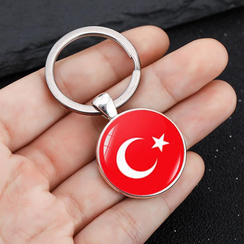 European Cup & World Cup National Flag Keychain Ornaments