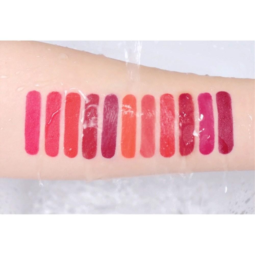 Merry Sword Lil Tattoo Water Lip Tint 2.7g X 3 Types Set, SET2 Scarlet Coral + Sweet Pearl Simone + Crimson Red, 1 Set