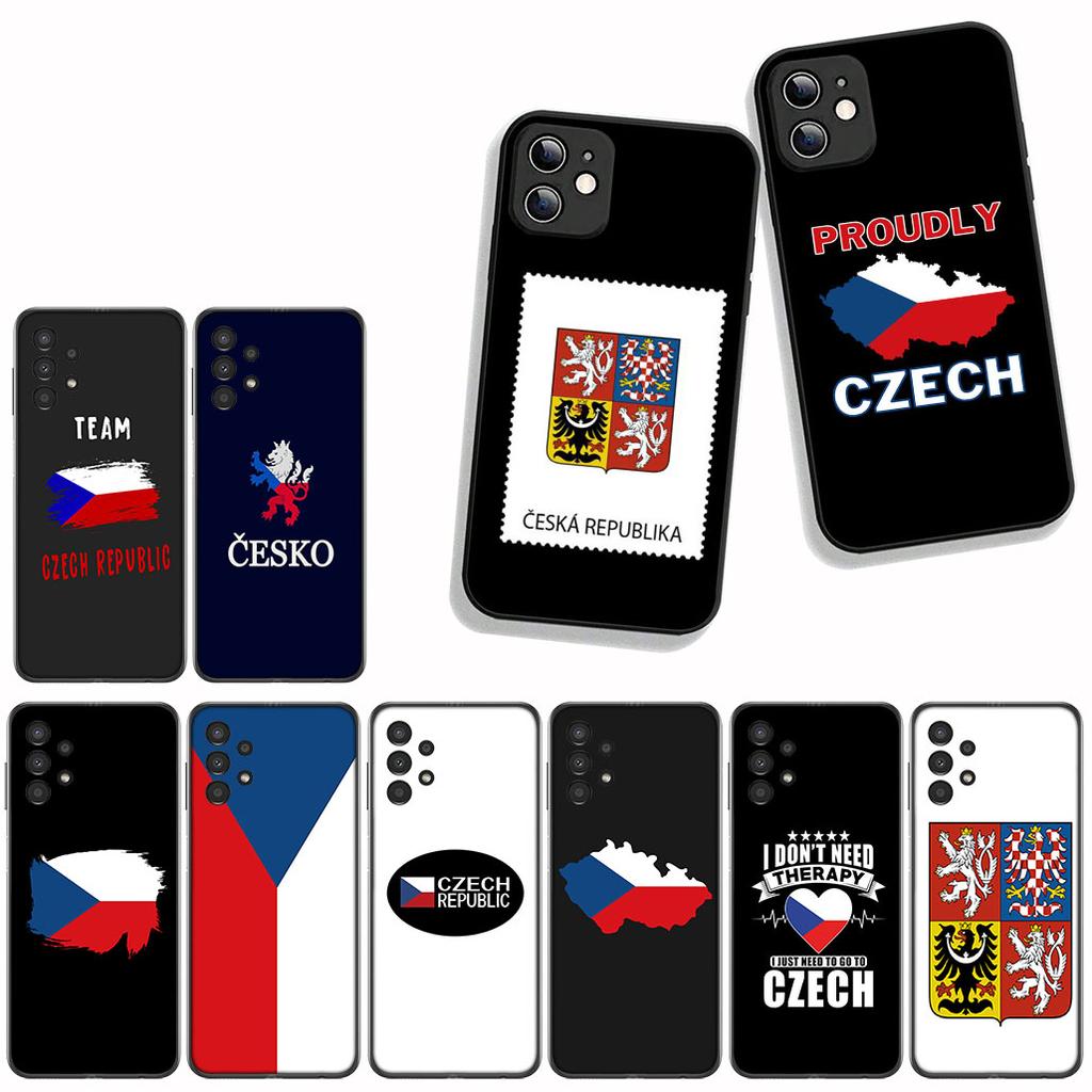 for Xiaomi Redmi 15C 15 A4 A5 9A 9T 10A 10C 9C NFC Note 11 9 8 10 Pro 8T Phone Cover Case Flag The Czech Republic
