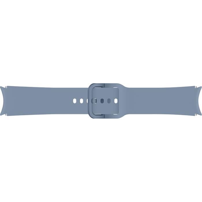 Bracelet de montre - samsung - galaxy watch4/watch5 - silicone - bleu - compatible avec galaxy watch5/classic
