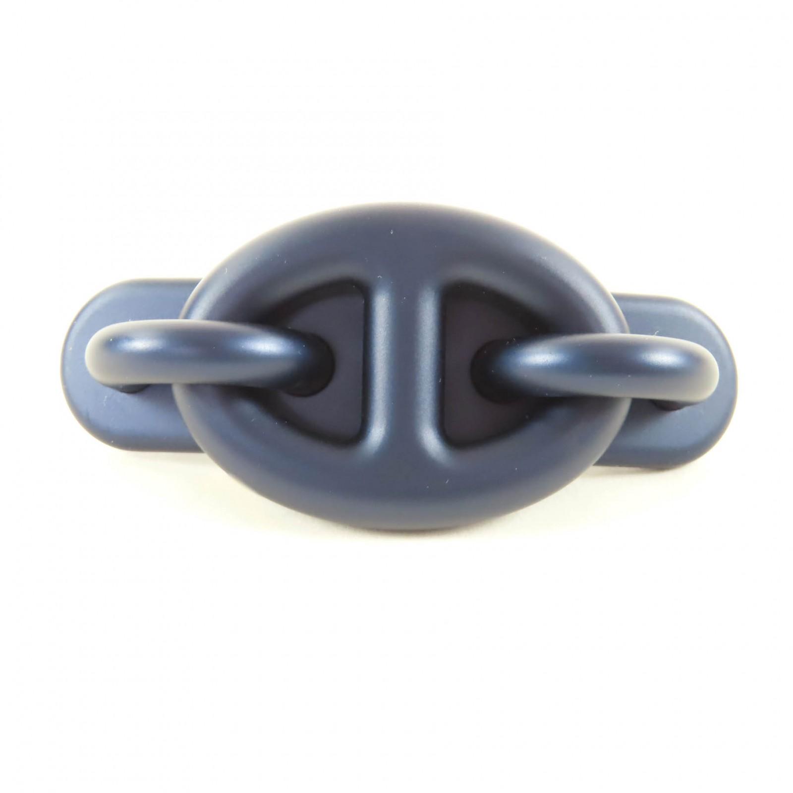 

Pristine HERMES Valletta Tori Mayon PM ChÃ©ne Dunkel Navy aluminum Women Used