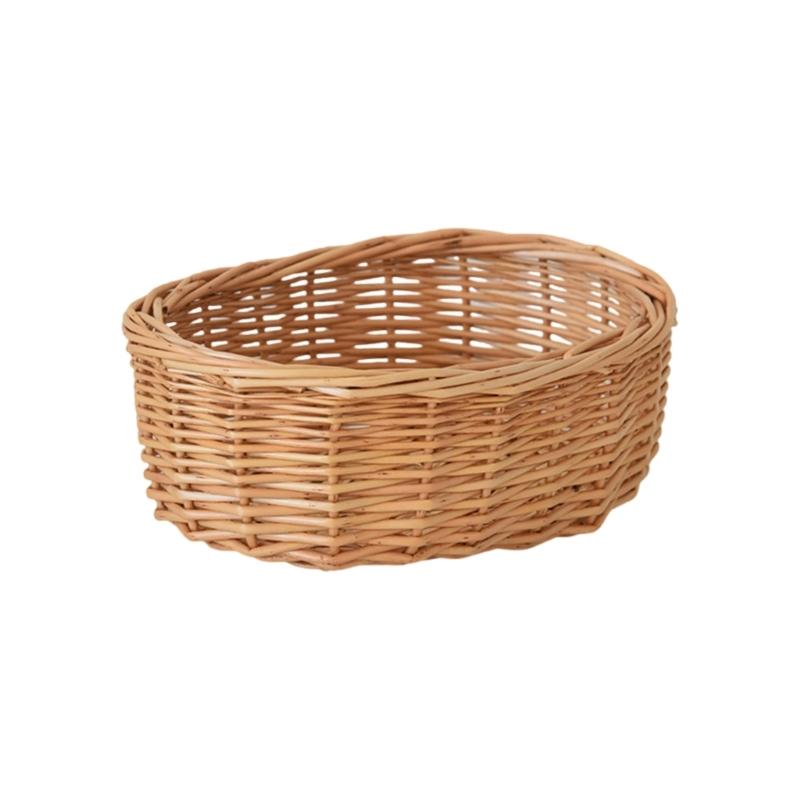 

Stylish Rattan Fruit Tray For Home Decoration Spacious and Easy To Maintain Portable for Nature Inspire Interiors S