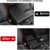Car Accessories Fit for Honda Accord 10th Gen 2018-2022 Inner Armrest Box Cover Trim Center Console Protector Cap (Carbon Fiber Style) ABS 1 PC