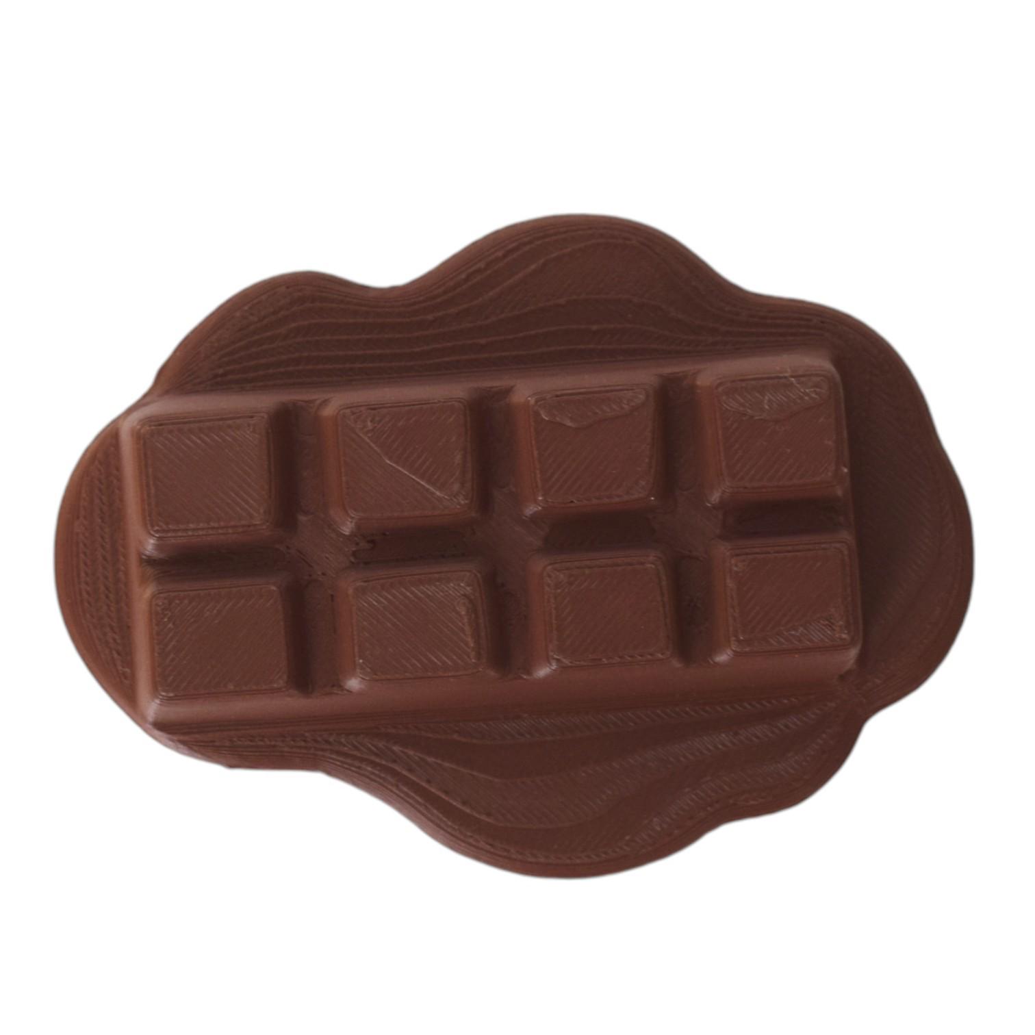 

3D Printed Melted Chocolate Prank Toy - Creative Desktop Ornament Craft Brown