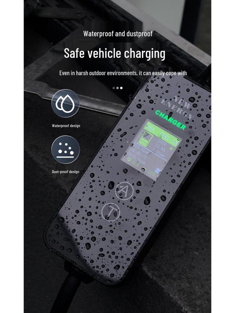 Typ 2 EU-standard EV-laddare med EU/US/AUS/UK-kontakt för elfordon