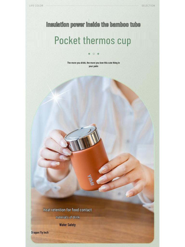 Mini Compact Insulated Lightweight Portable Cup with 316 Inner Liner for Outdoor & Office Use