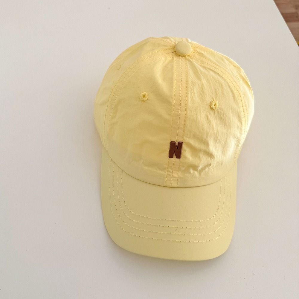 Letter N Children Baseball Cap Summer Sun Protection Cap Trendy Boys Girls Peaked Hat  Kids