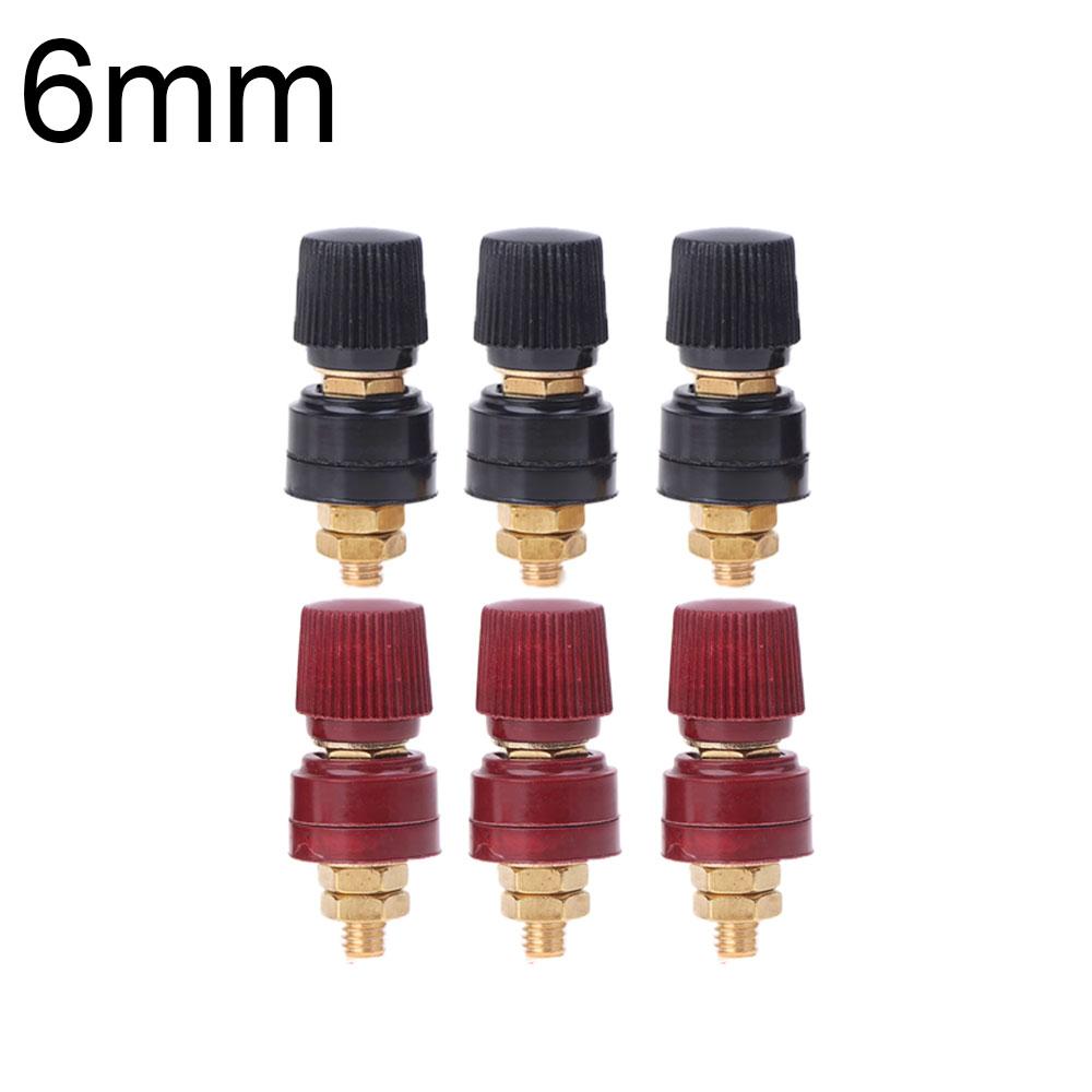 Car 6mm 8mm Brass Stud Premium Remote Battery Power Junction Post Connector Replacement Terminal Kit Car Accessories