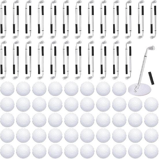 Estune 12 Pcs Ballpoint Pens and 12 Pads Sticky Notes Cool Party Favors Mini Decorative Pens Funny Sports Club Props Black Gel Ink for Office