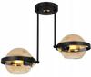 MODERN HONEY GLASS RING HANGING LAMP
