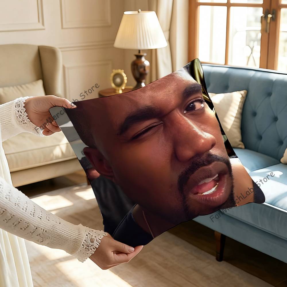 KKanye West Yeezus Ye Jesus Pillow Case For Sofa Decor Car Office Room Printing Cushion Cover Decorations and Protector