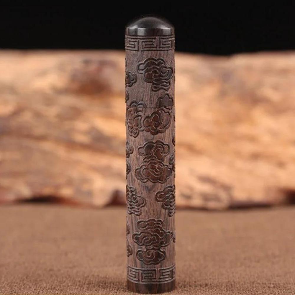 1PC Creative Toothpick Holder Solid Wood Toothpick Box Kitchen Tools Portable Tooth Pick Holder