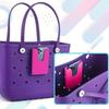 Silicone Phone Holder Eva Storage Basket Inserts Small Key Chain Clip Storage Accessories Beach Bag Organizer
