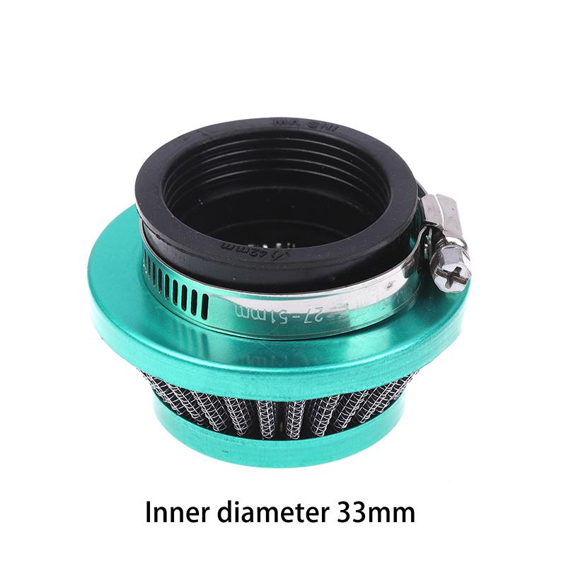 1 Piece Push Mini Moto Pocket Bike Atv Quad Motorcycle Parts Universal 35Mm-60Mm Air Filter Clearner For Gas Motorized Bicycle