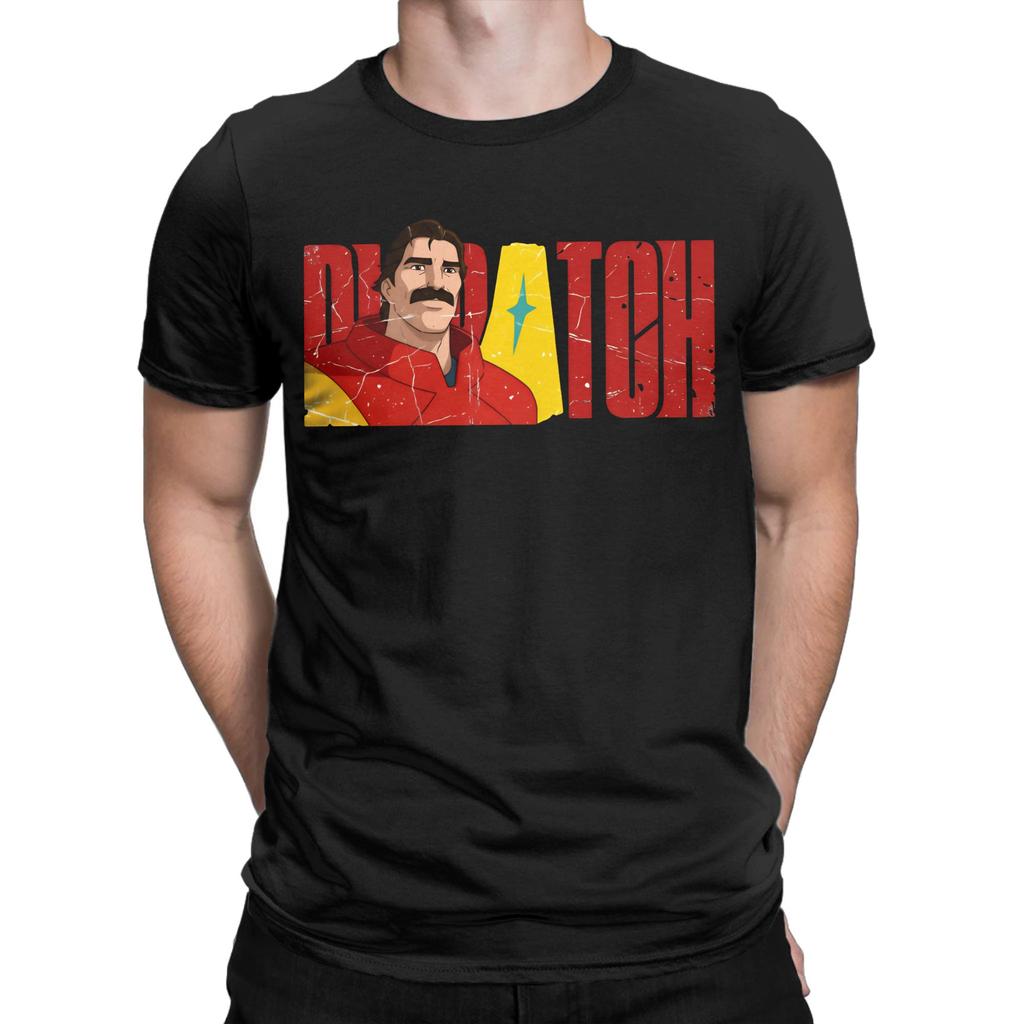Graphic Printed Dispatch Video Game T Shirt For Unisex  100% Cotton Tee Shirt Short Sleeve Tops