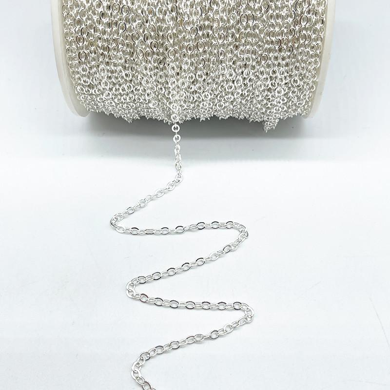 5yards/lot Golded/silvered/bronze Plated Necklace Chain for Jewelry Making Findings DIY Necklace Chains Materials Handmade