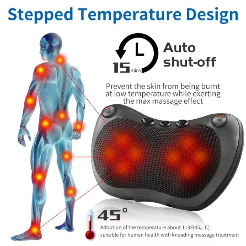 Intelligent U-shaped Car Home Massage Pillow Kneading Cervical Massage Device Neck Electric Heating Neck Protection Device