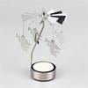 Metal Creative Candle Holder Rotating Candlestick Gift for Women Wife Children