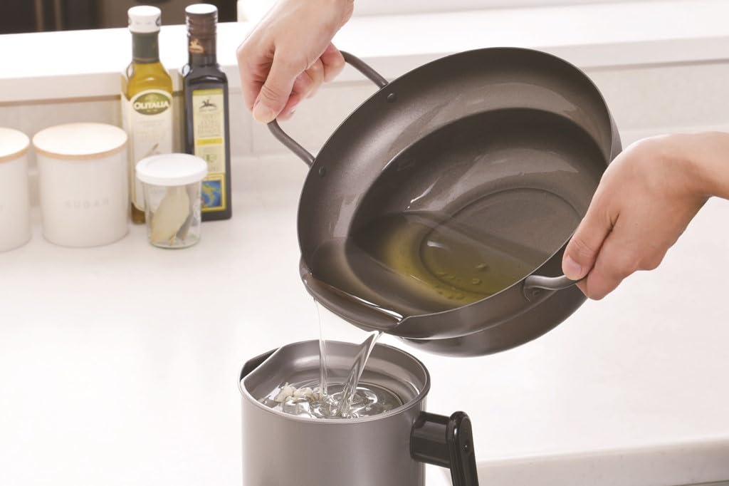 Maruyama Giken SOUEN 26cm Tiered Iron Tempura Pan Compatible with IH and Gas Perfect for Deep and Bulk Cooking Made In (SE-58) - Stoves, Frying,