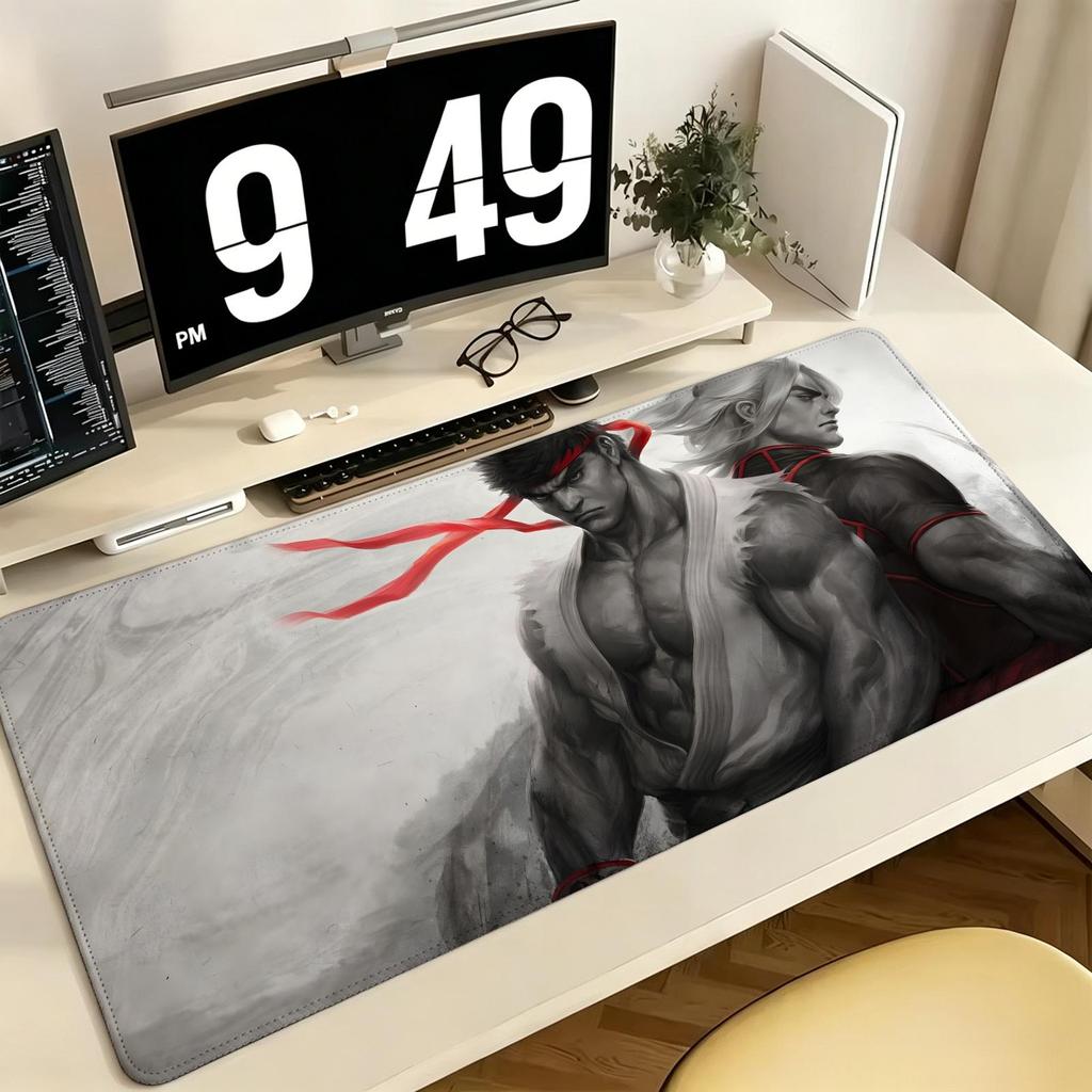 Pro ESports Xxl Gaming Mousepad Extra Large NonSlip Stitched Edge Keyboard Laptop Desk Mat For Pc Gamer Street Fighter