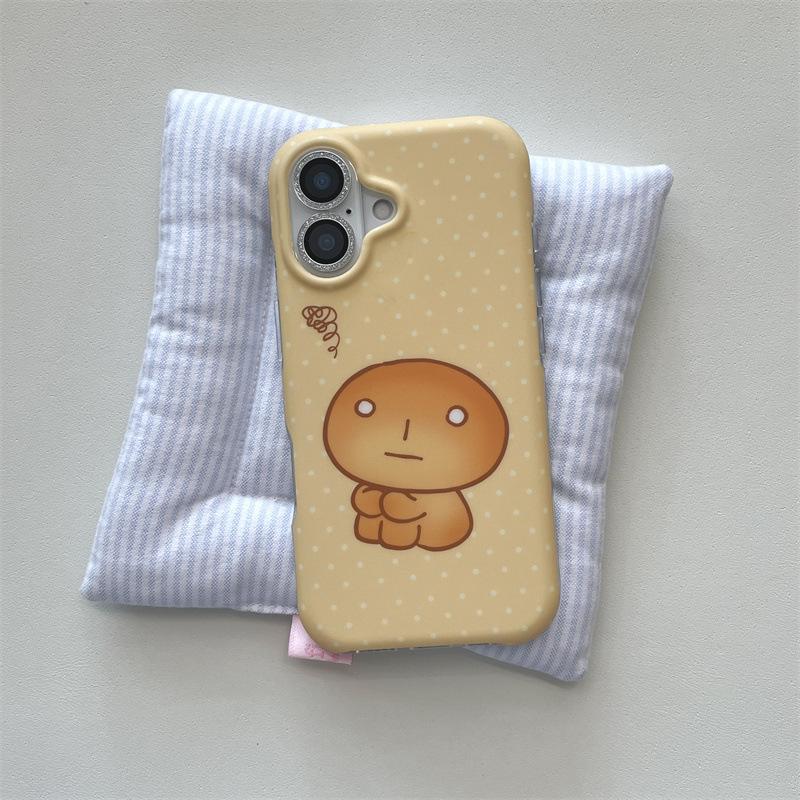 

Polka Dot Burnt Toast Little People Pendant Phone Case for iPhone 14/15/16 Pro Max/17 iPhone 17 Pro Max