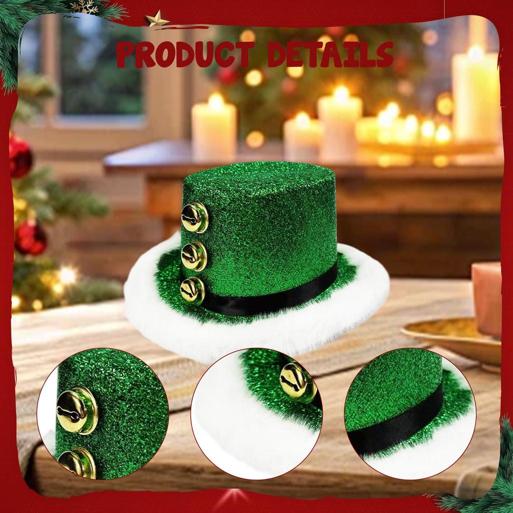 Christmas Top Hat Decor Xmas Decor for Carnival Masquerade Cosplay Party Favors