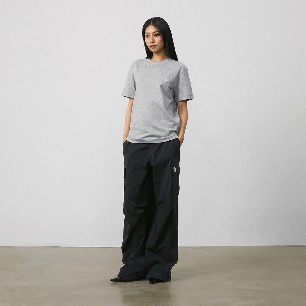 New MLB x SHISHANGYUNDONGXILIE X JICHUHUIBIAO T Shirt Unisex Gray 3ATSB0243-44MGS