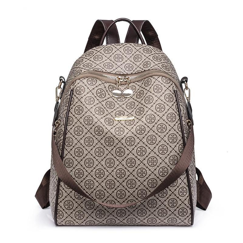 Schoolbag printed 1011 new backpack women's large capacity leisure fashion sense travel small backpack versatile schoolbag