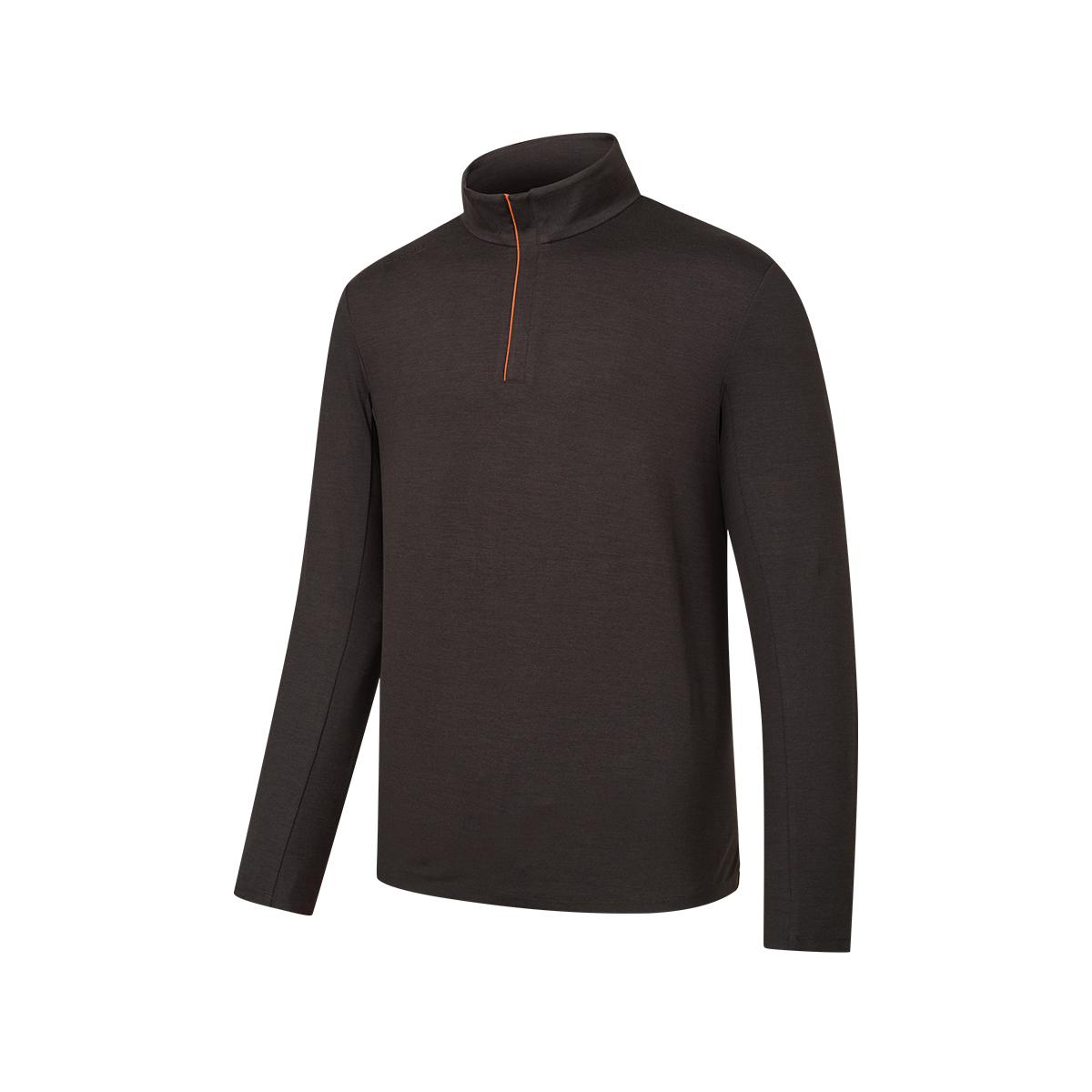 

SAUCONY Серия Urban Lifestyle Оригинальный логотип Feather Space Walking Пуловер со стойкой воротником Комфортная футболка с длинным рукавом Мужские топы SA2250HZ12L-CO078 S