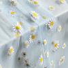 Tüll Gänseblümchen Tischläufer Frühling Blumiger Tischläufer Rustikaler Blumen Tischläufer für Hochzeit Babyparty Geburtstagsparty Bauernhaus Dekor