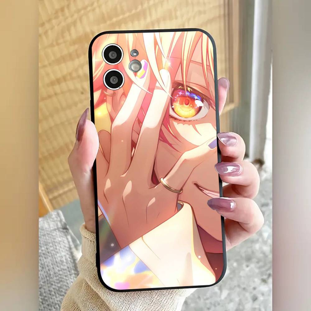 Handsome T-TENMA T-TSUKASA Anime Game P-Project S-Sekai Pjsk Phone Case Cool Black Silicone Soft For IPhone 16 15 14 13 12 11 X
