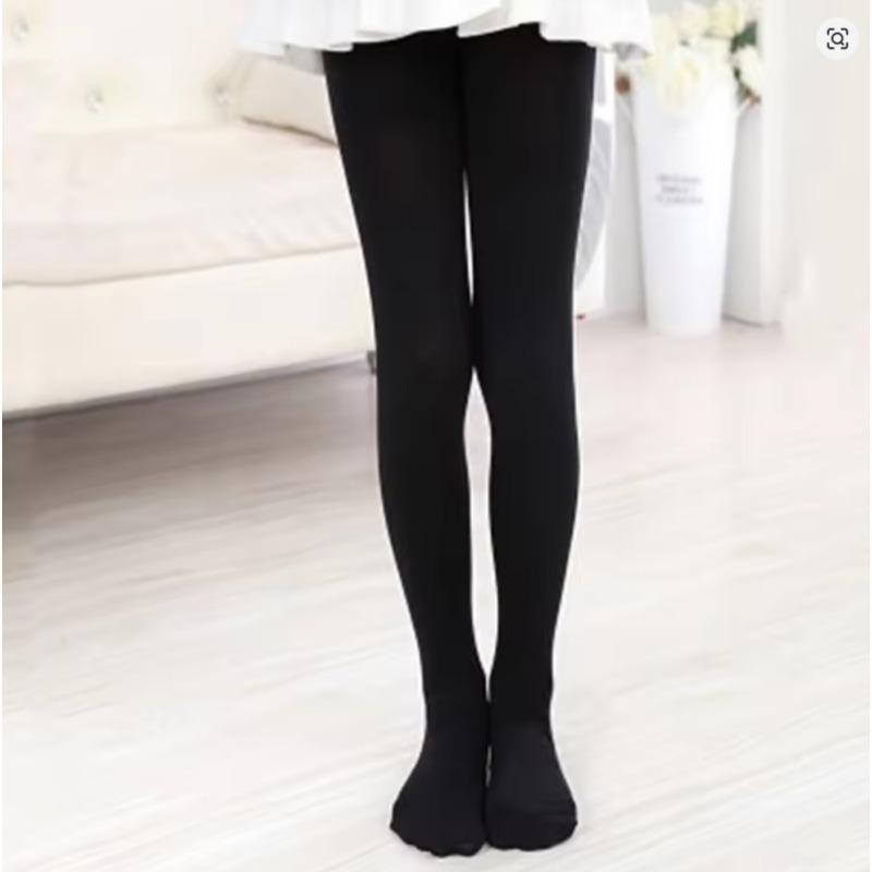 

Детские колготки однотонные белые балетные танцевальные колготки для детей девочек конфетного цвета бархатные чулки носки брюки для маленькой девочки леггинсы XL чёрный