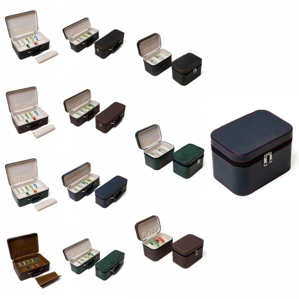 Velvet Inner Bracelet Display Box PU Leather Bracelet Carrying Case  Jewelry Storage